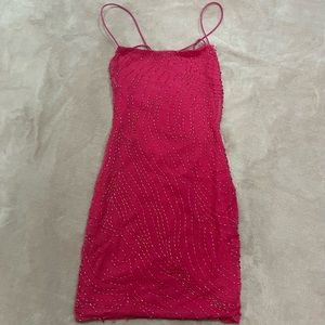 pink oh polly dress